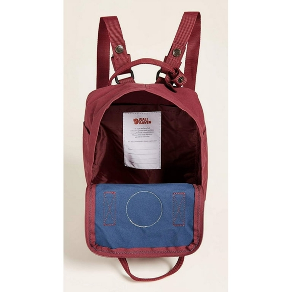 Fjallraven Kanken Mini Royal Blue Ox Red NWT! main image 5